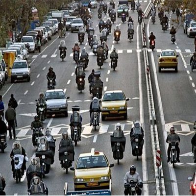 موتورسیکلت ها در تهران